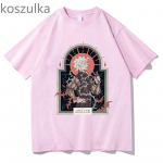 Astarion mar&scaron;kinėliai unisex vasaros mados grynos medvilnės unisex moteri&scaron;ki laisvalaikio mar&scaron;kinėliai Gatvės drabužiai Harajuku vintažiniai trumpomis rankovėmis gatvės apranga L