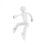 3D spausdintas magnetinis raktų laikiklis vyri&scaron;kas papuo&scaron;alas, skirtas namų raktui One Size juoda