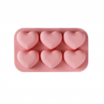 6 plok&scaron;čių &scaron;okolado formelių virtuvės kepimo reikmenys &scaron;ventinės &scaron;irdelės formos saldainių silikoninės formos &scaron;eimos susibūrimui One Size