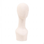Manekeno galvos skrybėlių stovo laikiklis Profesionalus manekeno perukas karoliams Height 33cm smėlis