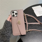 Odinė prabangi piniginė Per petį ne&scaron;iojamas telefono dėklas, skirtas iPhone 16 15 14 Plus 11 12 13 Pro Max, kortelių laikiklis, stovas, ilgas dirželis, dangtelis Leather