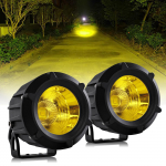 UNI-SHINE Rūko žibintas, Motociklas, Geltonas, LED Rūko žibintas, 30W, 3200K, 10000LM, /24V, LED Darbinis 30W-Yellow geltona