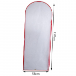 Vestuvinių suknelių krep&scaron;iai apsauginis dėklas, atsparus dulkėms, vestuvinių suknelių mai&scaron;elis, apsaugantis nuo dulkių 150x58mm