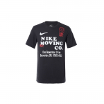Nike Dri-FIT Ra&scaron;tų Spausdinimo Trumparankoviai Mar&scaron;kinėliai Treniruotėms Vyri&scaron;ki Vir&scaron;utiniai Drabužiai Juodi FD0135-010 M