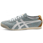 Onitsuka Tiger Mexico 66 Suvarstomi Amortizuojantys Žemakulniai Gyvenimo Stiliaus Batai Unisex Kedai Pilki Žali D610N-8410 43.5