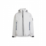 Adidas &bdquo;Myshelter&ldquo; atspindinti &bdquo;Rain.Rdy&ldquo; spausdinta laisvalaikio striukė su gobtuvu vyrams, &scaron;viesiai pilka, IR6139 M