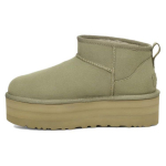 UGG Classic Ultra Mini Platforminis Batai &Scaron;e&scaron;ėliuotas Konvalija Moteri&scaron;ki Sportbačiai Žali 1135092-SDC 40