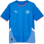 Puma Islandijos Nacionalinės Komandos Namų Versija Fanams Mar&scaron;kinėliai Vyri&scaron;ki Vir&scaron;utiniai Drabužiai Lenktynių Mėlyna 773951-01 S