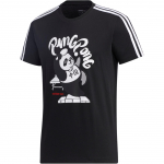 Adidas Neo Mar&scaron;kinėliai Sportiniai Su Pandos Atspaudu Vyri&scaron;ki Vir&scaron;utiniai Drabužiai Juodi GK1552 XL