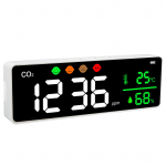 LED Ekrano Oro Kokybės Monitorius Montuojamas ant Sienos Skaitmeninis Temperatūros CO2 Koncentracijos Detektorius DM1306