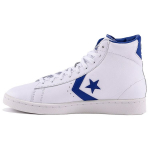 Converse Cons Pro Oda Apvalus pir&scaron;tas Suvarstomi Sintetinė oda Smūgio absorbcija Auk&scaron;ti Retro Krep&scaron;inio Batai Unisex sportbačiai Balti &Scaron;viesiai Mėlyni 170359C 41