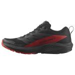 Salomon Sense Ride 5 Lauko patogūs tinklelio amortizacija Neslystantys ilgaamžiai žemi takų bėgimo bateliai Vyri&scaron;ki sportbačiai Juodi 472143 44