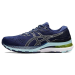 Asics Gel-Kayano 28 žemi bėgimo bateliai moteri&scaron;ki sportbačiai Mėlyni 1012B256-400 35.5