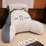 Ledinis pupelės galvūgalio pagalvėlė: Mink&scaron;ta pagalvė lovai, sofai ar juosmens atramai Jumbo Cushion [80*60]