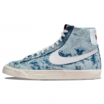 Nike Blazer Mid 77 Washed Denim Pack Moteri&scaron;ki sportbačiai Riedlenčių batai  DV2182-900 36