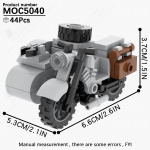 MOOXI Karinių karų simuliacija Antrojo pasaulinio karo mū&scaron;io lauko ginklų transporto priemonių modelių rinkinys MOC plytos PASIDARYK pats konstravimo kaladėlės žaislai Vaikams Suaugusiems Dovana