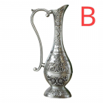 Europos Vintažinė Namų Dekoracija Metalinė Vaza Retro Meno Amatai Vestuvių Dekoravimas Stalo Ornamentai Gėlių Vazos Antikvarinė Klasikinė C