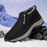 Žieminiai vyri&scaron;ki platforminiai sniego batai Neslystantys Lauko Vandeniui atsparūs Trumpi batai vyrams Laikyti &scaron;iltai Storas kailis Darbiniai batai Vyri&scaron;ki Ankle Boots 39 juoda