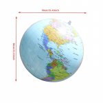 90 cm Didelis Pripučiamas Gaublys 3D Angli&scaron;kas Žemėlapio Kamuolys Vaikui Geografinis &Scaron;vietimas Mokymo Priemonė Klasė&Tėvų-Vaikų Interaktyvus Rekvizitas