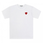 Comme Des Gar Ons Play Juoda &Scaron;irdis Cirkonio T-shirt Ax T801 051 AX-T801-051 2 (L)