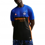 Nike &times; Inter Milan ACG serijos SE 2026 m. sezono gerbėjų versijos Dri-FIT greitai džiūstantis apvalios apykaklės trumpomis rankovėmis futbolo mar&scaron;kinėliai vyrams Vir&scaron;utiniai drabužiai IM6998-413 L