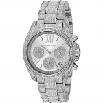 Michael Kors Sofie Cirkonio Rožinio Aukso Atspalvio Nerūdijančio Plieno Moteri&scaron;kas Laikrodis MK6454 balta
