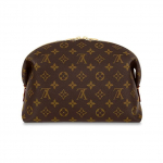 LOUIS VUITTON visų pavir&scaron;ių ra&scaron;to užtrauktuku užsegamas tualetinių reikmenų krep&scaron;ys/kosmetikos krep&scaron;ys didelis moteri&scaron;kas rudas Gift Set (basic set+original box+original handbag) ruda