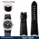 Tissot 1853 PRX serijai T137.410A T137407A Karvės odos laikrodžio dirželis T137 Priedai Vandeniui atspari vyri&scaron;ka jungtis 12mm Vyrams 12mm