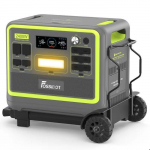 Elektrinis saulės generatorius - FOSSIBOT - F2400 - 2048Wh - 2400W - IP68 atsparus vandeniui žalia