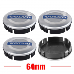 4 vnt. 64 MM Originalus automobilio ratlankio centrinis dangtelis Stebulės dangtelis Emblema Volvo Rdesign T6 C30 AWD C70 S40 S60 S70 S80 S90 V40 V50 V60 V70 V90