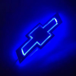 5D LED Chevrolet automobilio emblema 'NO For TRUCK' bagažinės galinis logotipas &Scaron;viesos ženklelis Suderinamas su visais Chevrolet automobiliais 17x5.5mm
