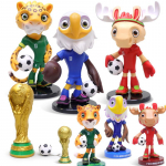 2026 m. FIFA Pasaulio taurės talismanas Figūrėlė Jaguaras Futbolo gerbėjas Kolekcionuojama Statulėlė Auk&scaron;čiausios kokybės žaislas 1