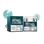 Retinolio ir kolageno kremas veidui su 5% hialurono rūg&scaron;timi, senėjimą stabdantis kremas, nuo rauk&scaron;lių, mažinantis smulkias rauk&scaron;les, stangrinantis ir liftinguojantis kremas, 24 valandų veido priežiūra Su 3PCS