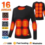 Žieminis &scaron;ildomas apatinių komplektas moterims ir vyrams USB elektrinis &scaron;ildomas &scaron;varkas Lauko sporto &scaron;ildomosios apatinės kelnės Elektrinė &scaron;ildymo įranga EU(XL) Asia(3XL) black