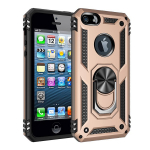 Prabangus Armor smūgiams atsparus telefono dėklas, skirtas iphone 5 5S SE XS Max 11 Pro XR X 7 8 6 6s Plus pilno dangčio automobilio magnetinio žiedo buferio dėklai For iPhone 5 5S SE