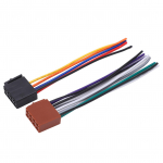 2 vnt / rinkinys ISO laidų adapteris ABS metalinis automobilio stereo adapterio jungties keitimas, skirtas C230 2000