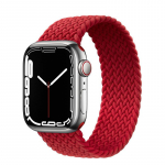 Pinta solo kilpa Apple laikrodžio apyrankei 44 mm 40 mm 45 mm 41 mm 49 mm 42 mm 38 mm elastinė apyrankė iWatch series 7 3 SE 6 8 Ultra Strap 38mm 40mm 41mm&S