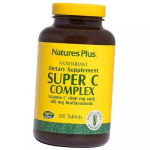 Vitaminas C su bioflavonoidais, Super C Complex Tab, Nature's Plus 180 tabs (36375165) 60tab