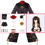 Hutao Cosplay Helovino kostiumai Anime drabužiai moterims suaugusiems