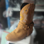 Siuvinėti kauboji&scaron;ki batai moterims rudeniniai Wester batai retro batai moteri&scaron;ki Botas Mujer rudens batai koviniai batai dideli 43 gotika 41 chaki