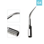 5 vnt. dantų skalerio antgalis, tinkantis EMS/WOODPECKER/SATELEC/DTE/NSK ultragarsinio skalerio rankiniui dantų ultragarso skalavimo antgaliai 5pcs G4 sidabras