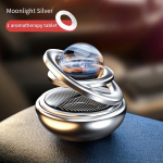 Prabangus saulės energija varomas automobilio difuzorius - Nereikia įkrauti 360&deg; aromaterapinis automobilio oro gaiviklis su eleganti&scaron;ku planetos dizainu