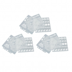 9 vnt. tu&scaron;čiavidurių tapybos &scaron;ablonų PET Kalėdų stiliaus daugkartinio naudojimo kopijavimo pie&scaron;imo trafaretų lentos