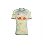 adidas New York Red Bulls 23/24 Namų Autenti&scaron;ki Mar&scaron;kinėliai Perlo Citrinos Spalvos Vyri&scaron;ki Gatvės Drabužiai HI1869 XS