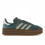 Adidas Gazelle Bold Mineral Green Velvet Moteri&scaron;ki sportbačiai Putty-Grey IG4391 37⅓