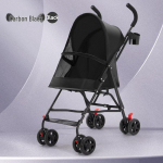 Lengvas sulankstomas augintinio vežimėlis mažiems ir vidutinio dydžio &scaron;unims bei katėms - Nuimamas lauko pasivaik&scaron;čiojimams Pet Stroller