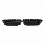 2 vnt. priekinio buferio gaubto inkstų grotelių lenktynių grotelių pakeitimas BMW E46 4 durims 1998&ndash;2001 m. juoda