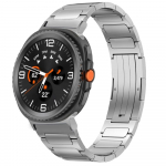 Titano apyrankė Samsung Galaxy Watch 8 7 6 5 4 FE 44mm 40mm 8 Classic 46mm prabangi metalinė apyrankė Samsung Galaxy Ultra 2025 Galaxy Ultra 2025 sidabras