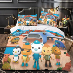 Oktonautų animacinis filmas Meilės vaikas Antklodės užvalkalų rinkinys HD Antklodės užvalkalas vaikams Pataliukai Patogalai Miegamojo dekoras Baby 120x150cm