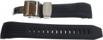 22mm Seiko SEIKO ASTORON SBXB015 Originalus juodas silikoninis dirželis su 8X R01Z011J0 [Astron], (Suderinama serija) juoda